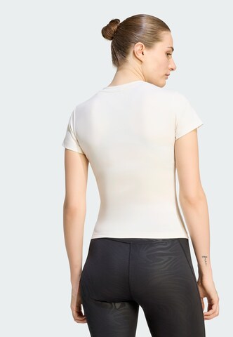 T-shirt fonctionnel 'Studio' ADIDAS PERFORMANCE en blanc
