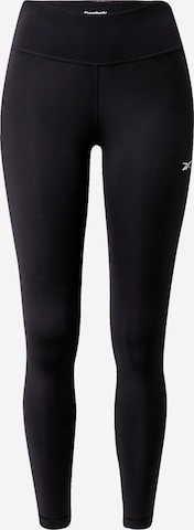 Reebok Skinny Sports trousers 'Lux Perform' in Black: front