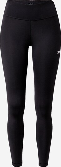 Pantaloni sport 'Lux Perform' Reebok Sport pe negru / alb, Vizualizare produs