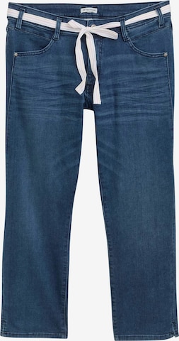 mėlyna Tom Tailor Women + Prigludęs Džinsai: priekis