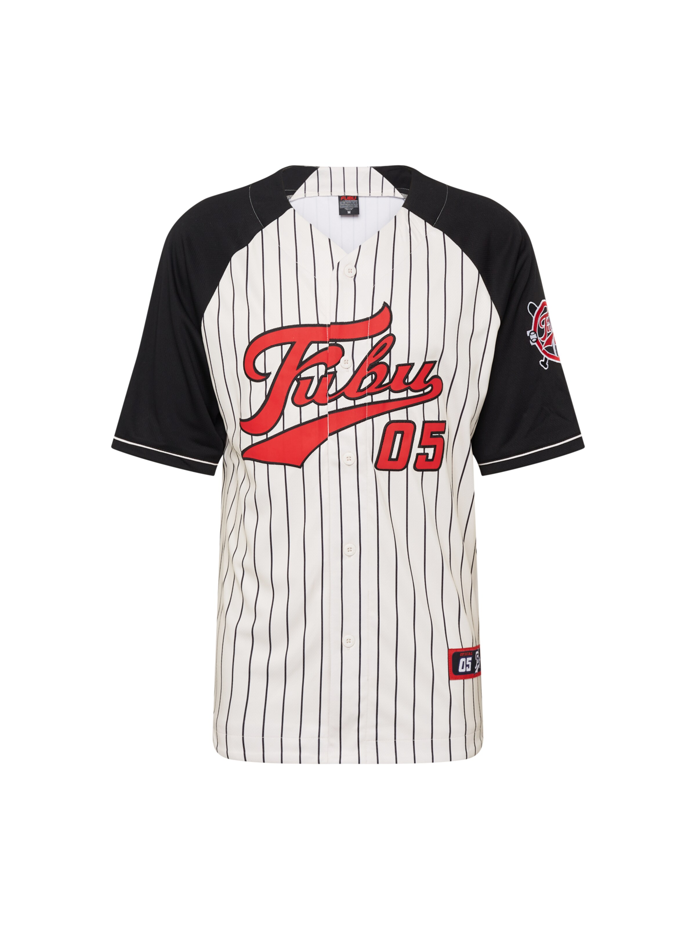 FUBU Средняя посадка Рубашка в Белый: спереди