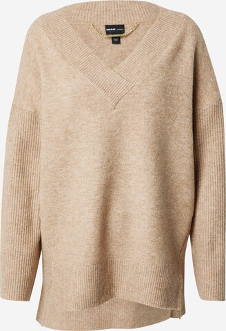 River Island Sweater in Beige: front