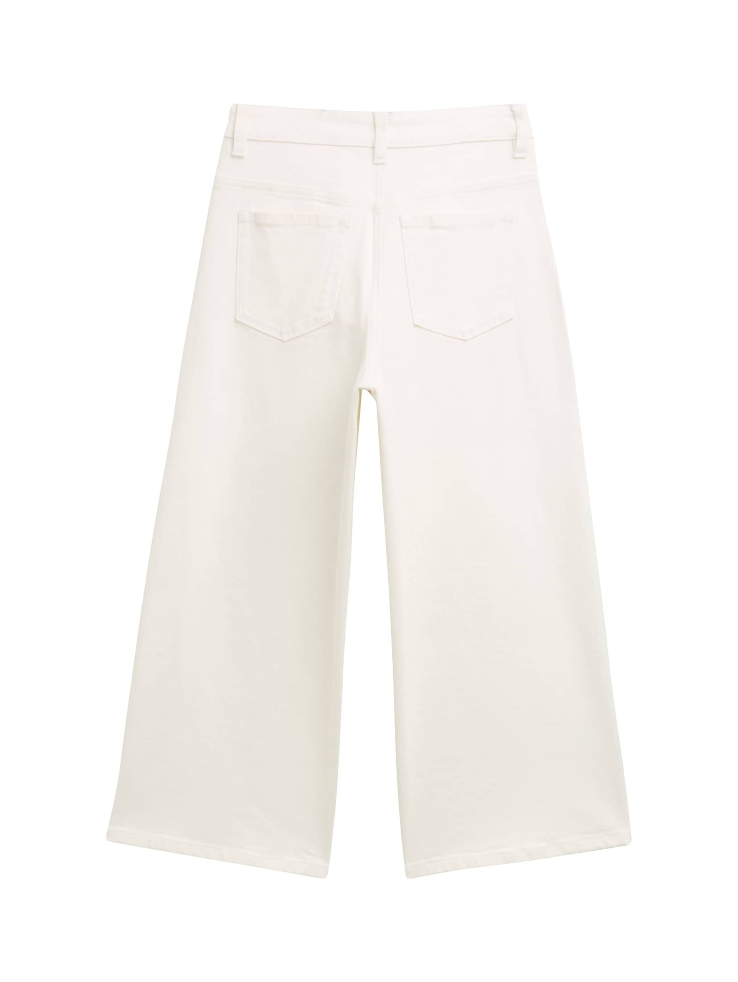 TOM TAILOR Wide leg Jeans in Wit