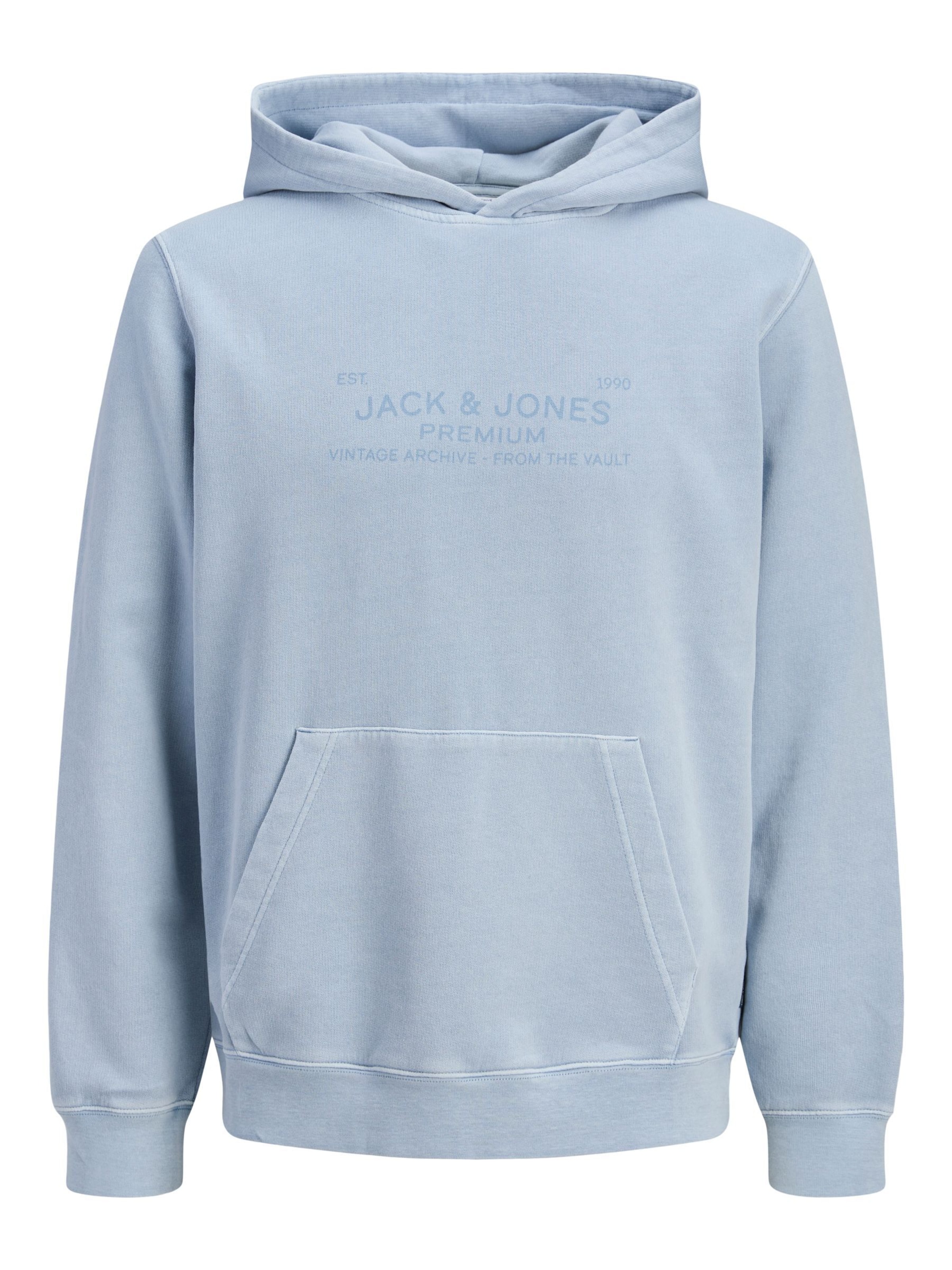 Sweat-shirt JACK & JONES en bleu : devant