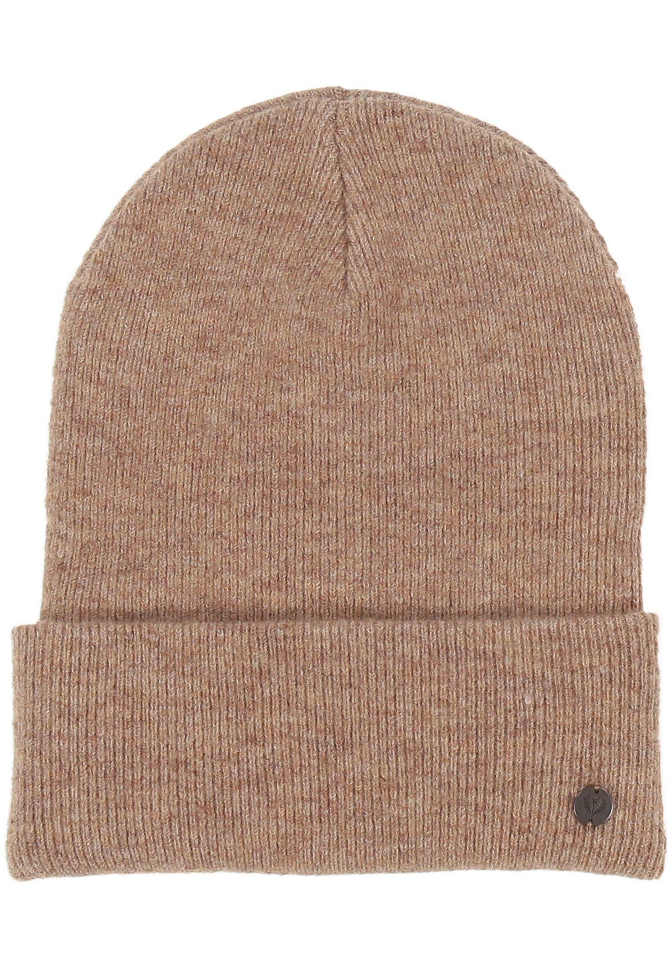 FRAAS Beanie in Brown: front