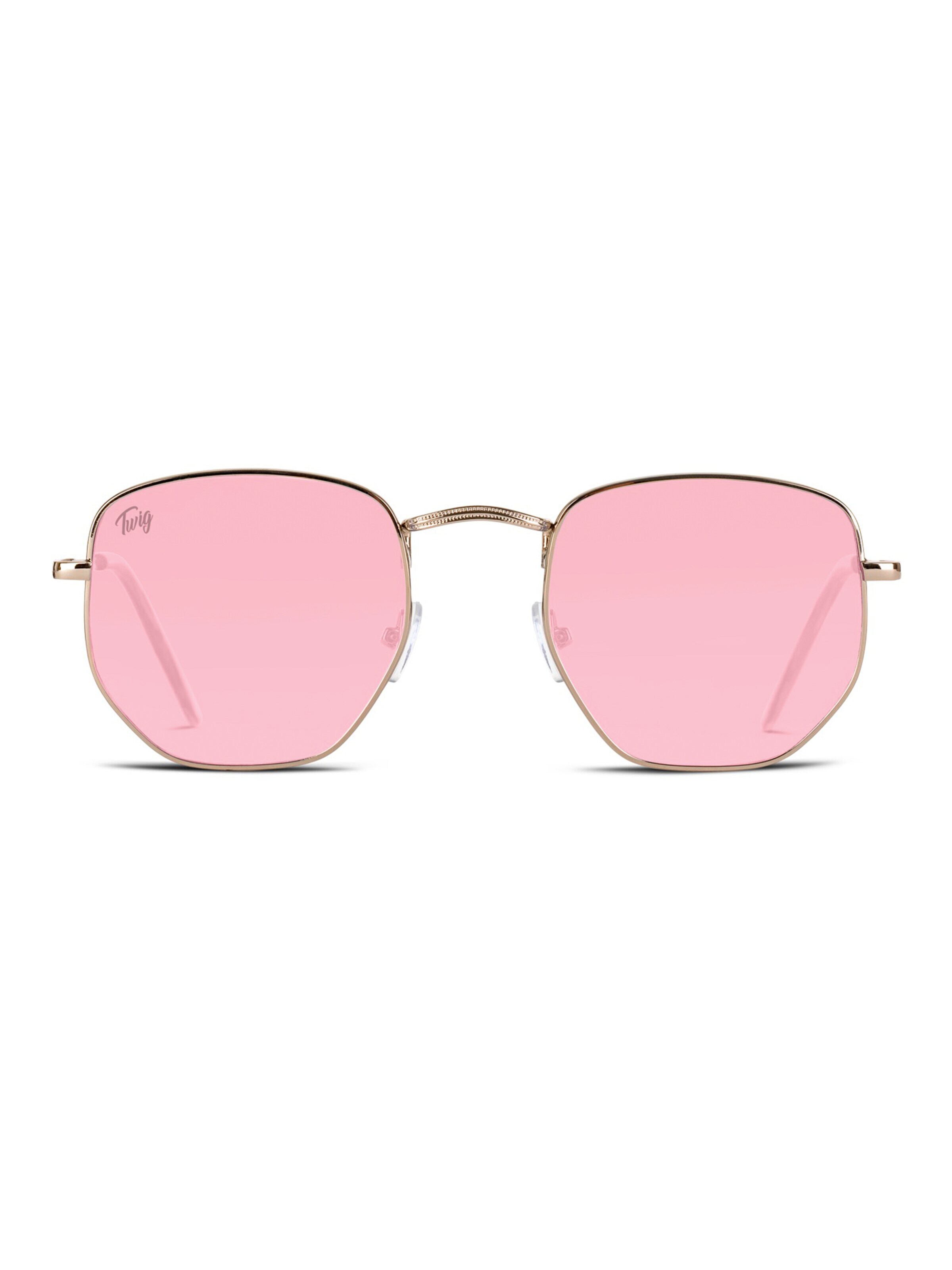 TWIG Concept Milano Okulary przeciwsłoneczne 'Roque' w kolorze różowy