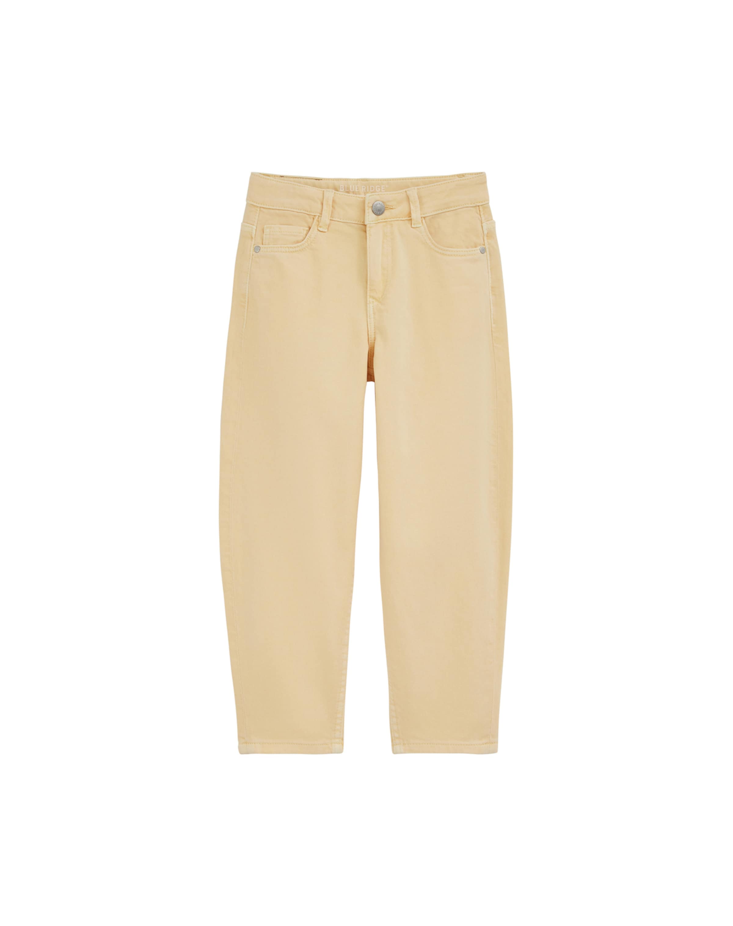 Regular Jean WE Fashion en jaune : devant