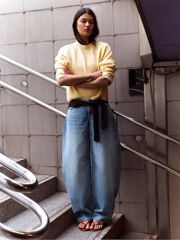 Bershka Baggy Farmer - kék