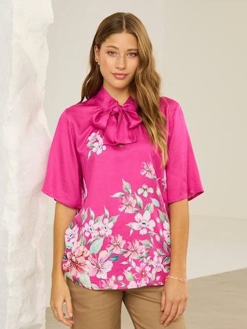 ze-ze Blouse 'Flo 163' in Roze