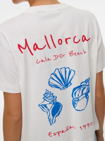 VERO MODA - Camiseta 'VMGina Mette' en blanco