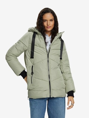 Veste d’hiver ESPRIT en vert : devant