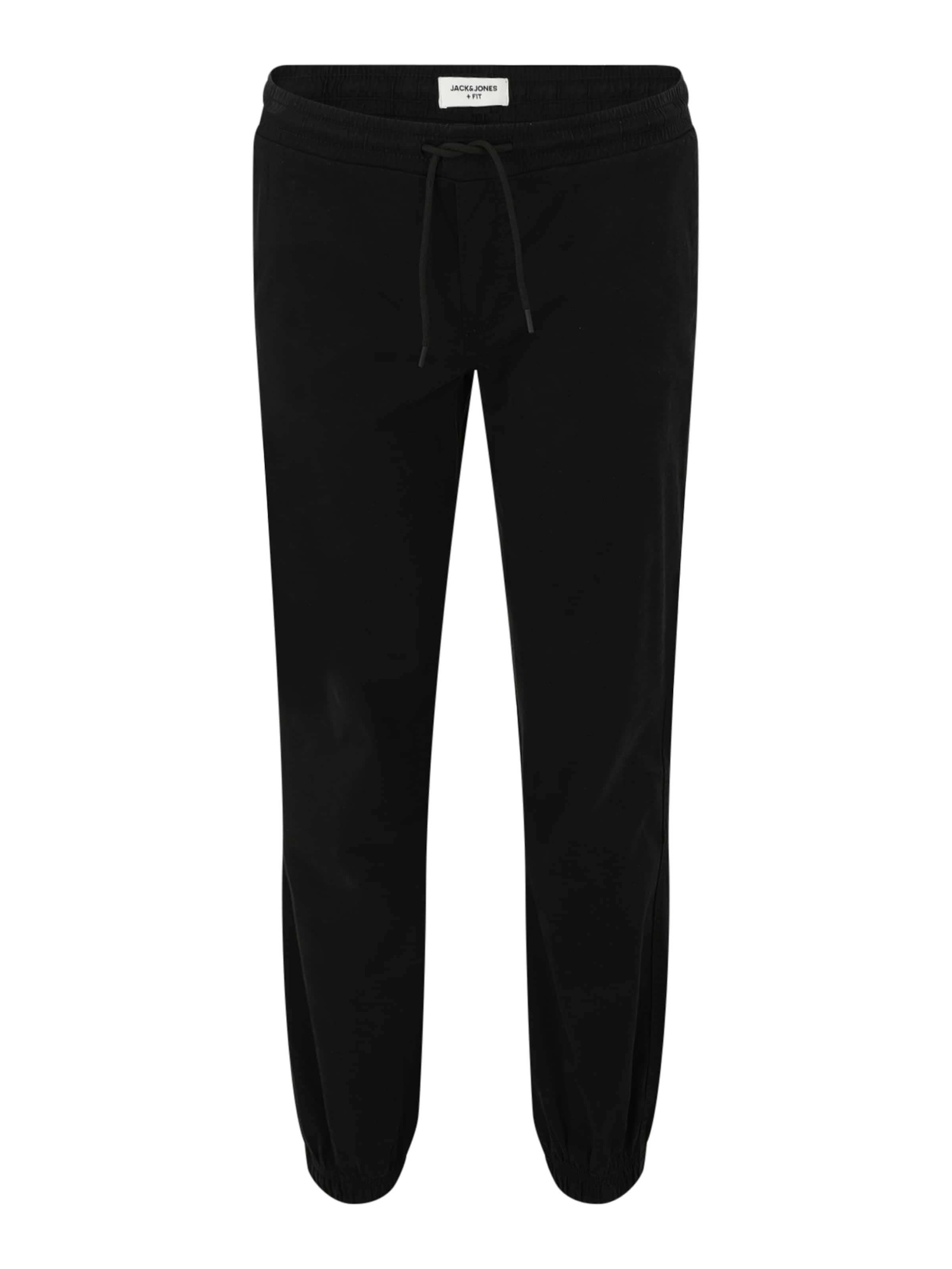 Jack & Jones Plus Tapered Bukser 'JPSTKANE' i sort: forside