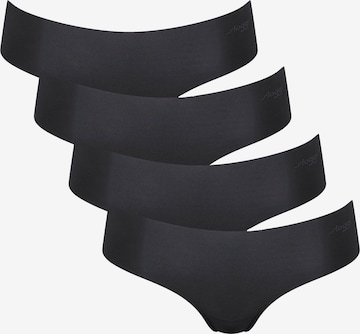 SLOGGI - Cueca 'ZERO Microfibre 2.0' em preto: frente