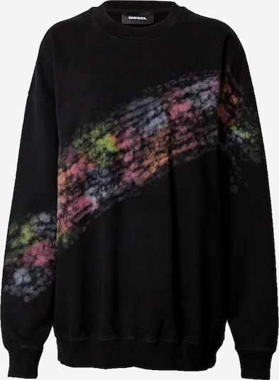 DIESEL Sweatshirt i blandingsfarvet / sort, Produktvisning