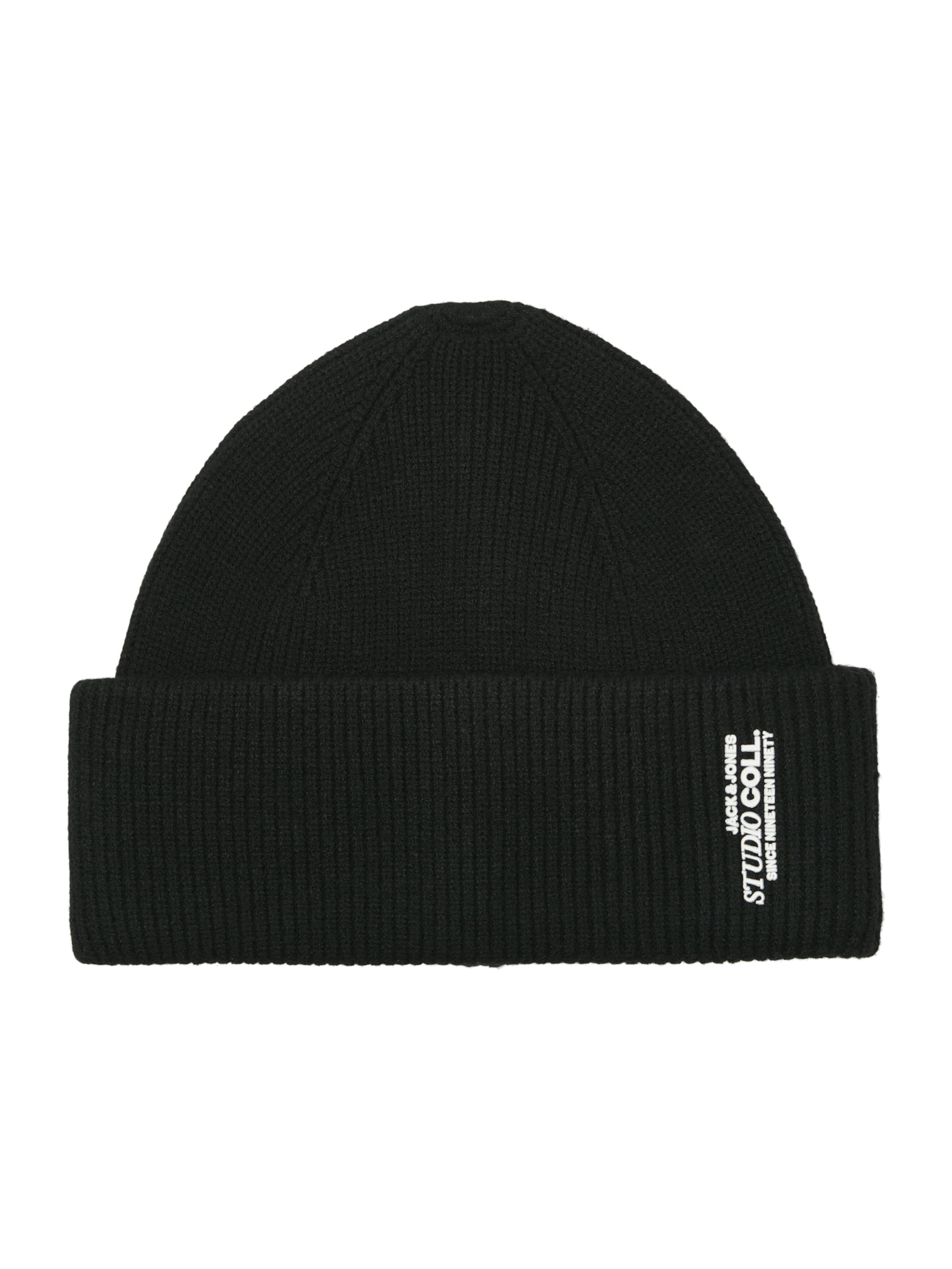 JACK &amp; JONES Muts &#x27;JACCOLL&#x27; in Zwart: voorkant