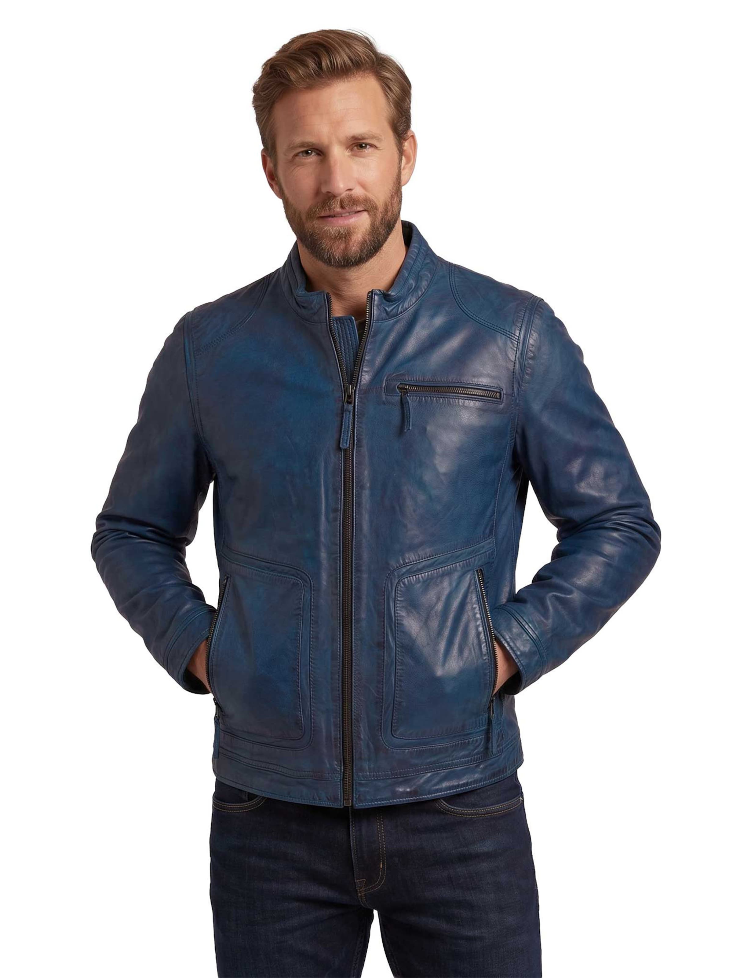 Jilani Tussenjas 'Nilan-2' in Blauw: voorkant