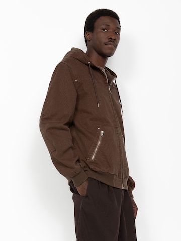 Manteau mi-saison Schott NYC en marron