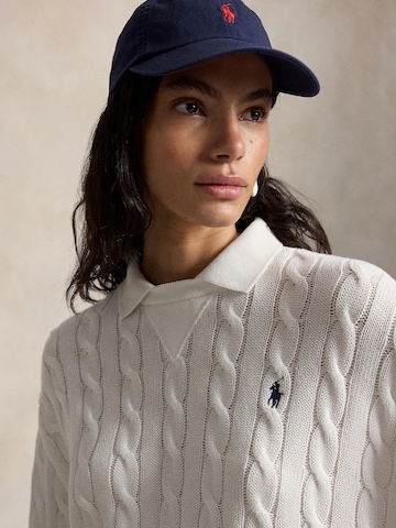 Pulover de la Polo Ralph Lauren pe alb