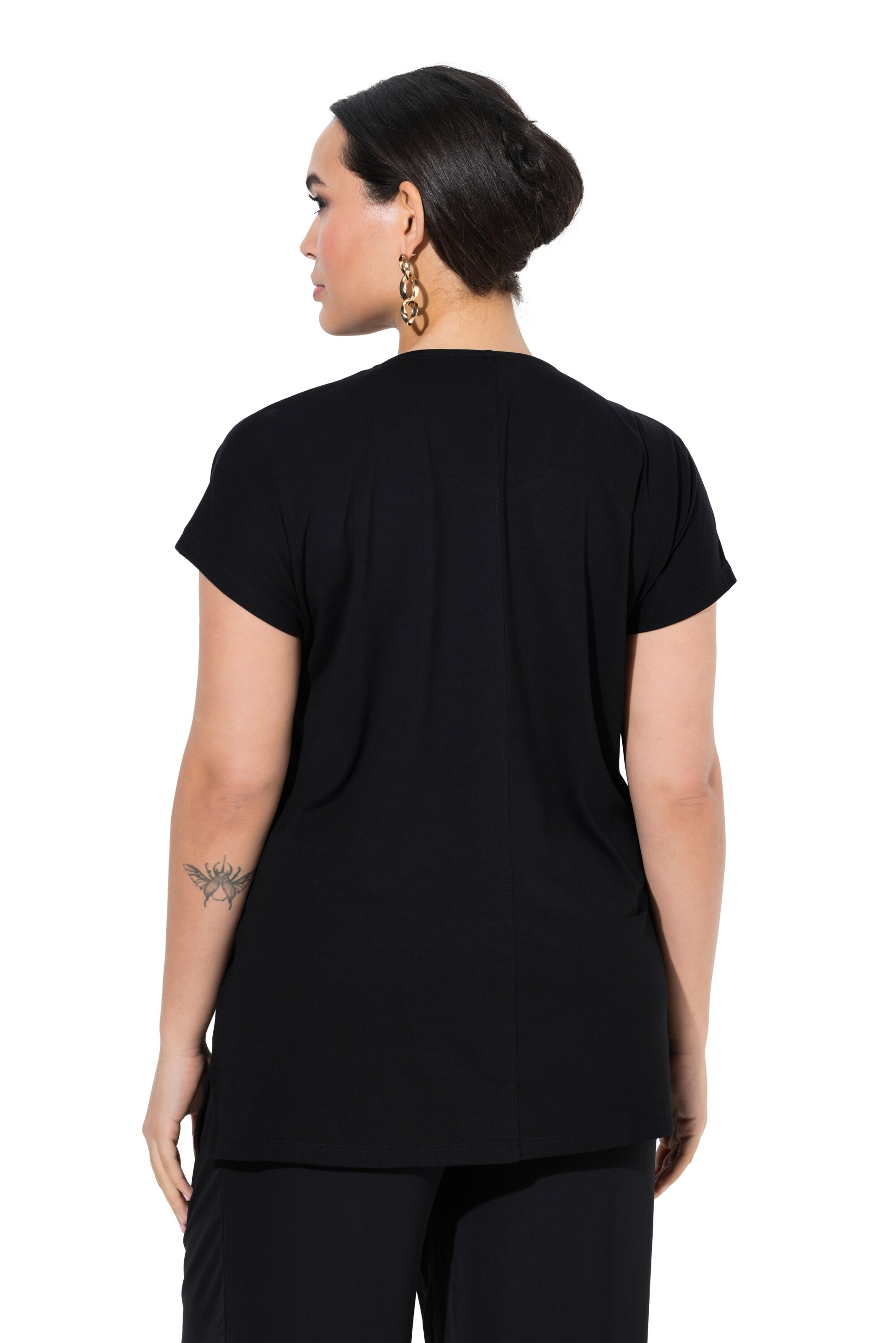 Ulla Popken Shirt in Zwart