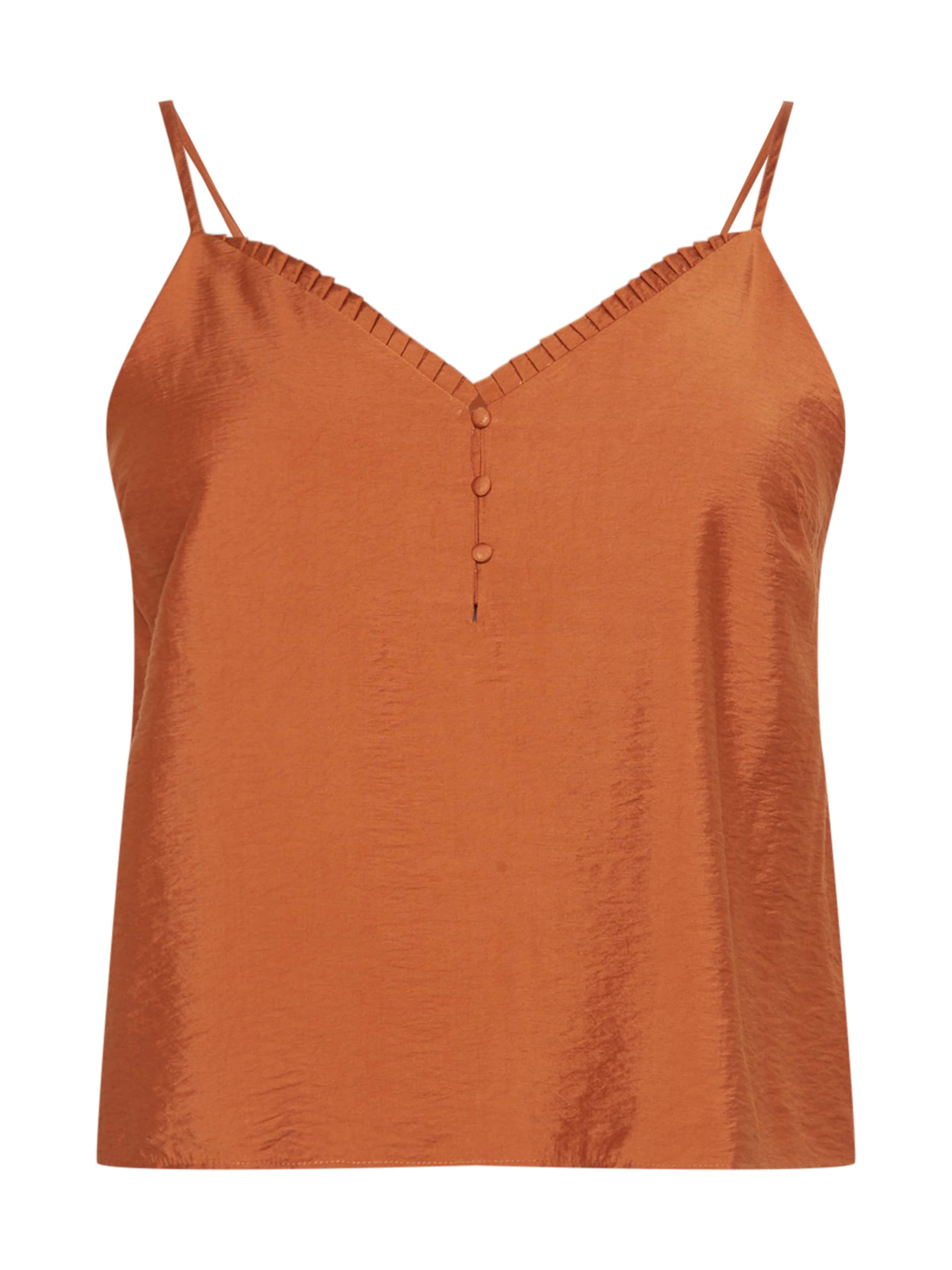 ABOUT YOU Curvy Top 'Isabell' in Brown: front