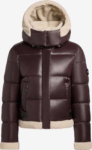 Veste d’hiver 'Nessie2' khujo en marron : devant