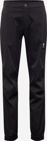 MAMMUT Tapered Sportbroek 'Massone' in Zwart: voorkant