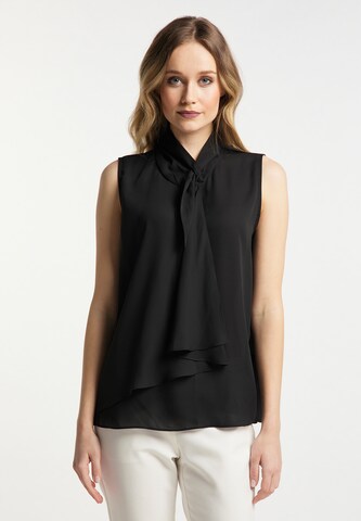 DreiMaster Klassik Blouse in Zwart: voorkant