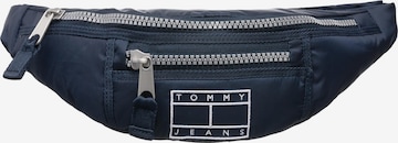 Tommy Jeans - Riñonera 'Heritage' en azul: frente