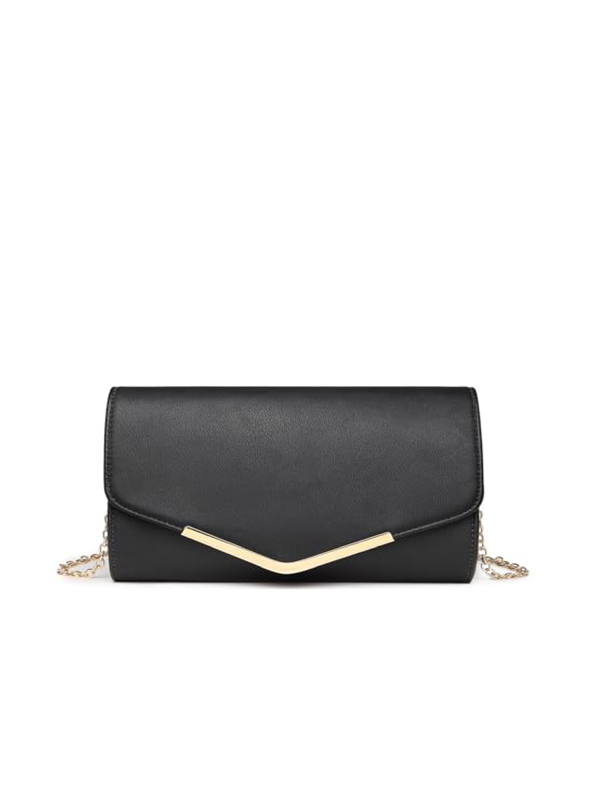 Miss Lulu Clutch‌‌ in Schwarz: Vorderseite