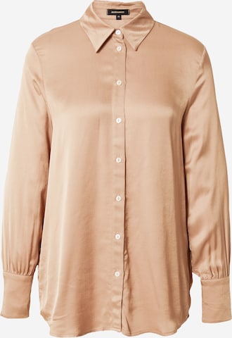 Camicia da donna di MORE & MORE in beige: frontale