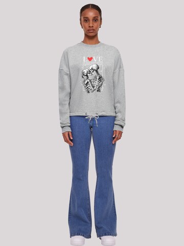 F4NT4STIC Sweatshirt 'Love is all you need' in Grey