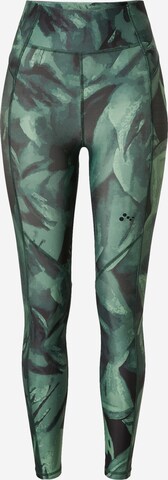 Skinny Pantaloni sportivi di ONLY PLAY in verde: frontale