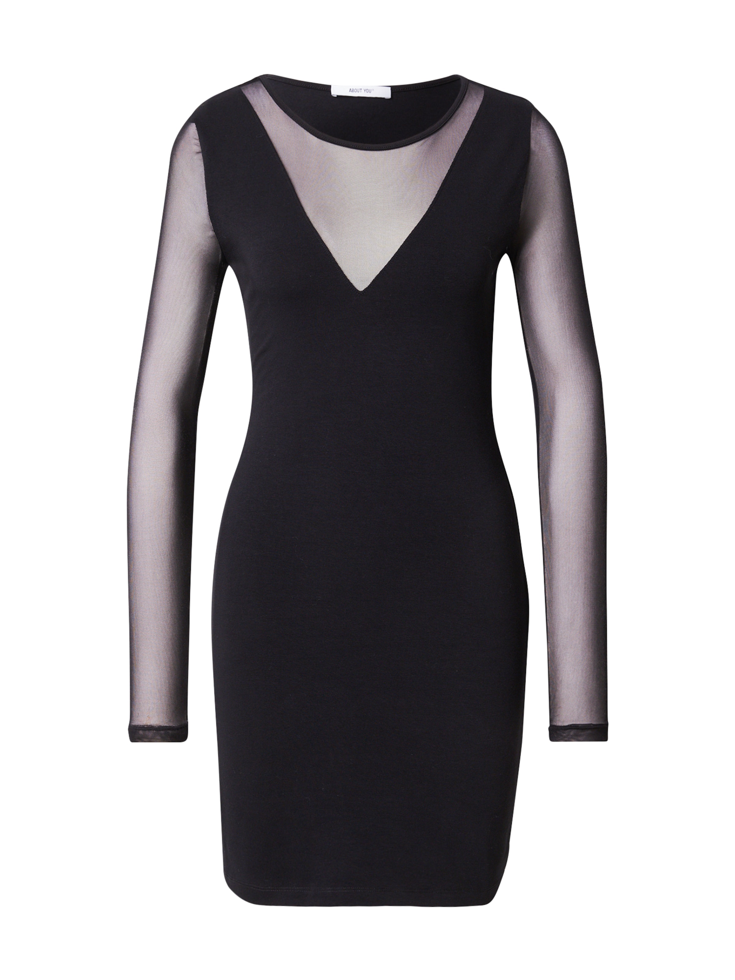 ABOUT YOU Kleit 'Elora', värv must: eest vaates