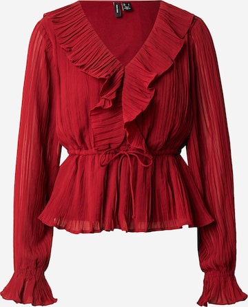 VERO MODA Blouse 'VMDORA' in Red: front