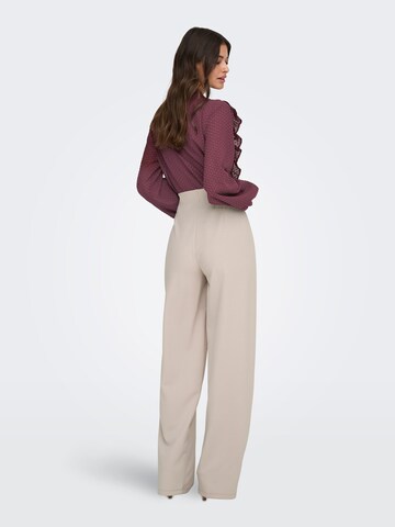 Wide leg Pantaloni con pieghe 'JDYLouisville' di JDY in grigio