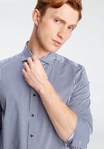 OLYMP Regular fit Button Up Shirt in Blue