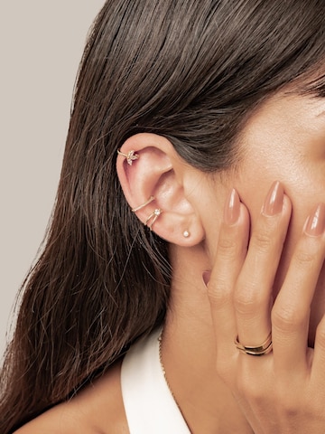 Hey Happiness Oorbellen 'Holding Gem Ear Cuff' in Goud