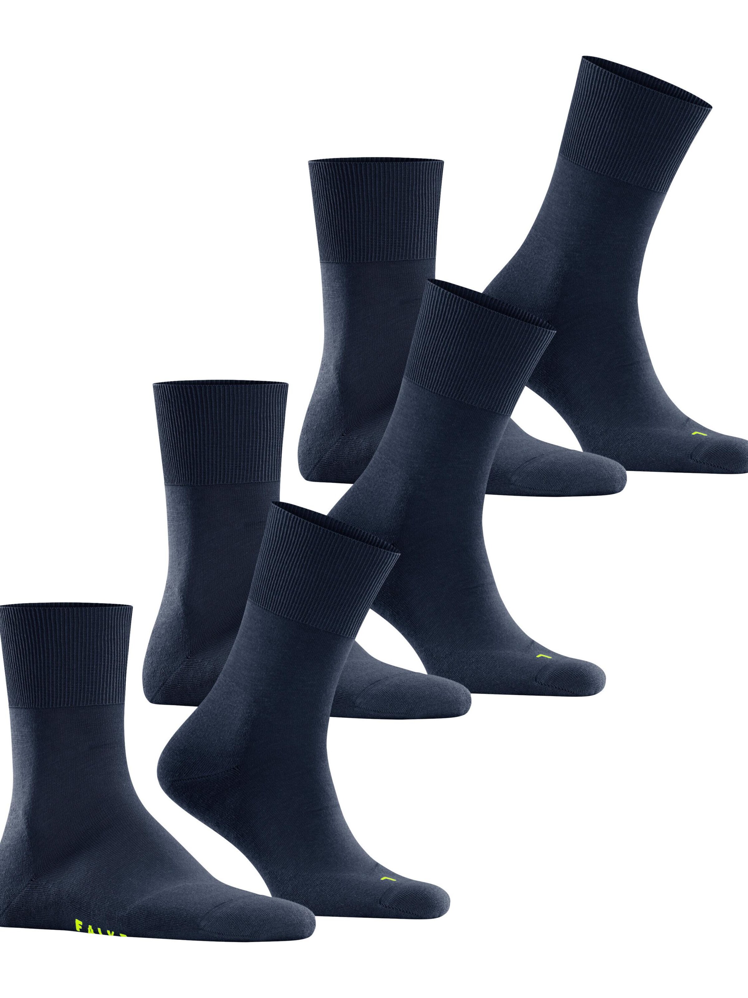 FALKE Socks 'Run 3-Pack' in Blue: front