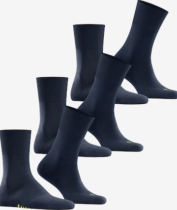 FALKE Socken 'Run 3-Pack' in Blau: Vorderseite