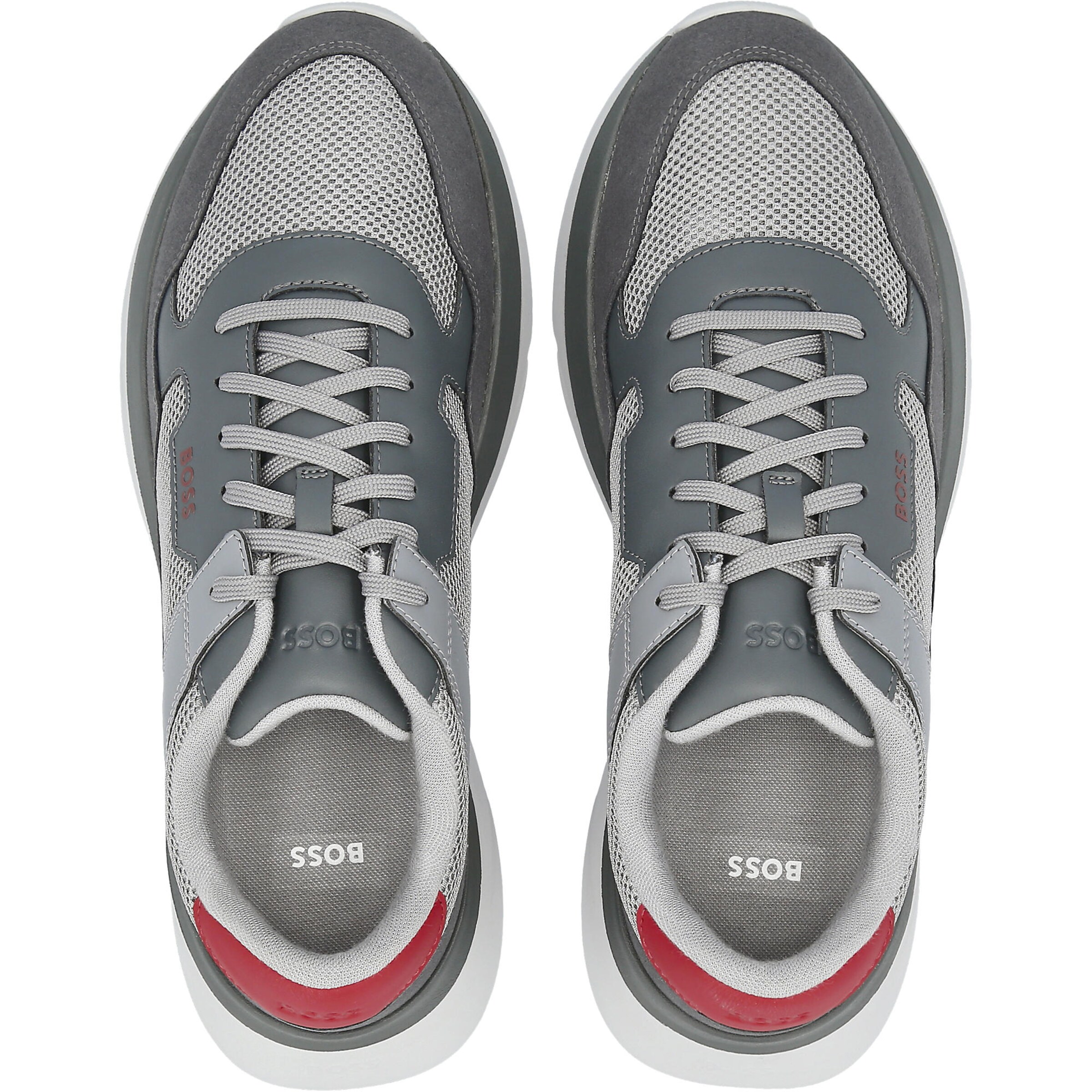 BOSS Sneakers laag 'Dean' in Grijs