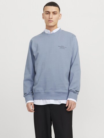 JACK & JONES Sweatshirt 'JPRCCChad' in Grijs: voorkant