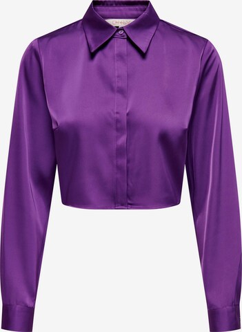 ONLY - Blusa 'PILAR' en lila: frente