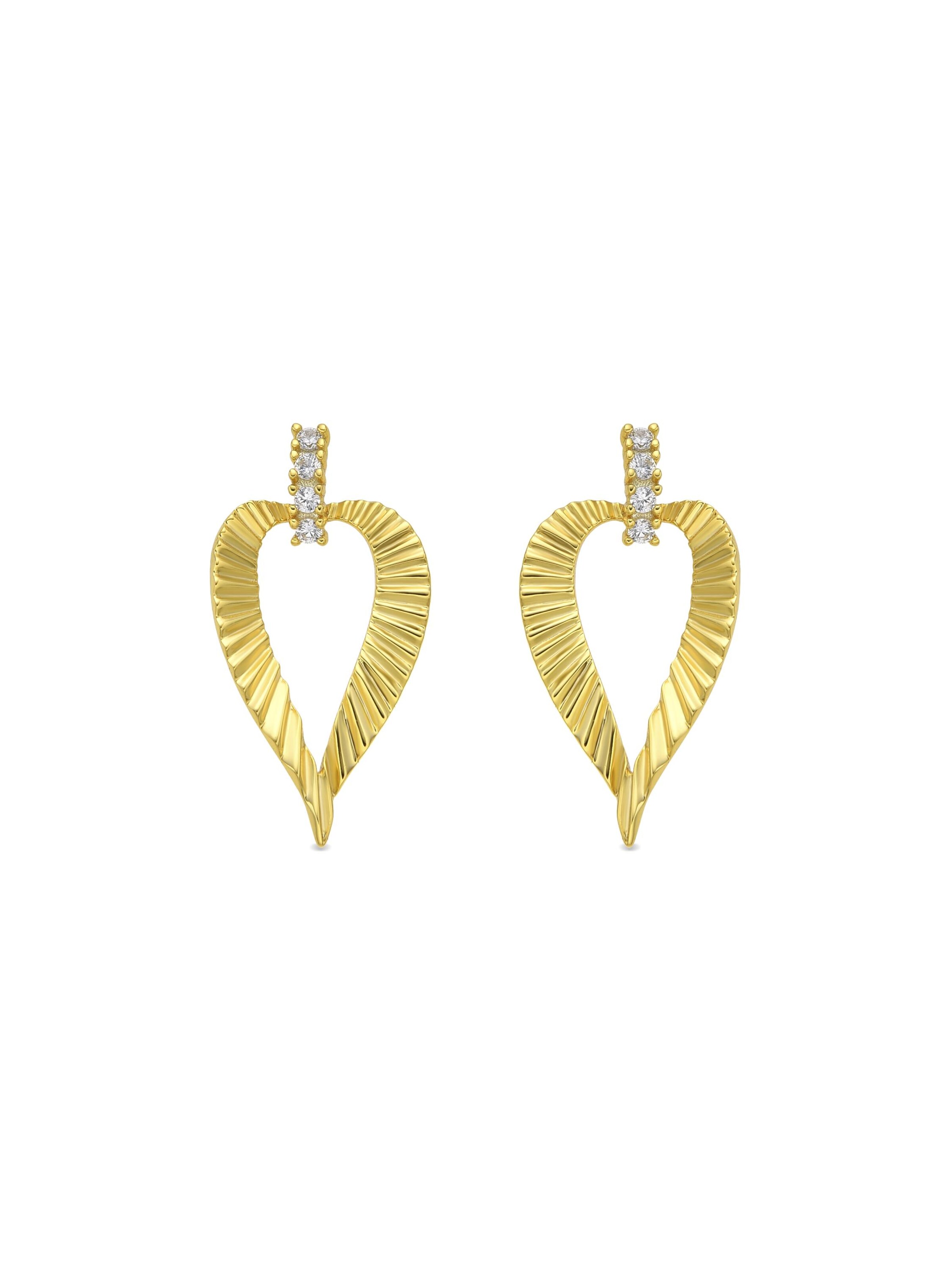 Luxenter Pendientes 'LOREASI' en One Size en blanco, Vista del producto