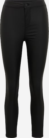 Noisy May Petite Slim fit Pants 'ELLA' in Black: front