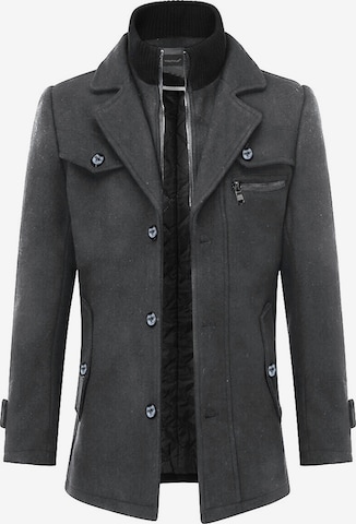 Youthup Winter Coat in Grey: front