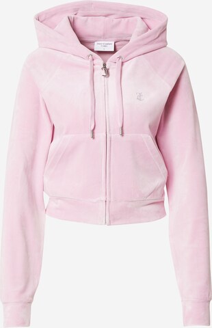 Juicy Couture Sweatvest 'MADISON' in Roze: voorkant