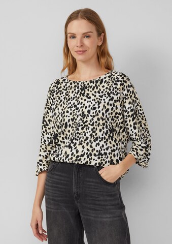 s.Oliver Shirt in Beige: voorkant