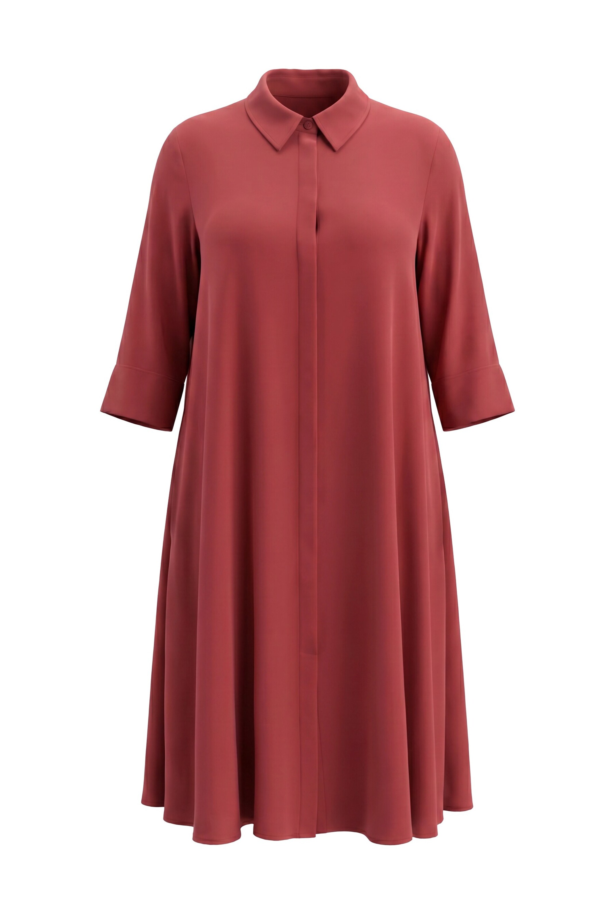 Ulla Popken Kleid in 42-44 in koralle, Produktansicht