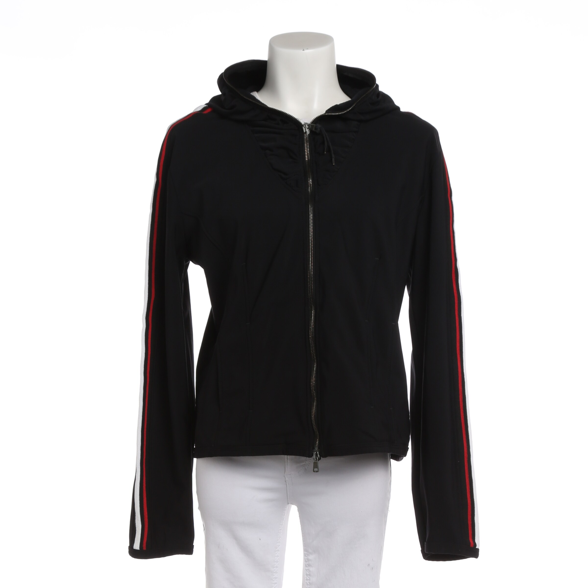 Marc Cain Sweatshirt & Zip-Up Hoodie in XL in Black, Item view