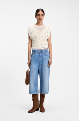 BOSS Pullover ' Fiseo ' in Weiß